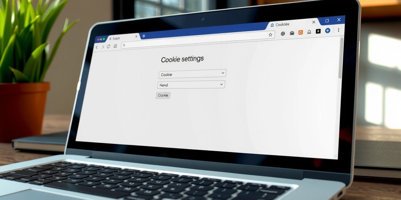 Setări cookie pe un site web